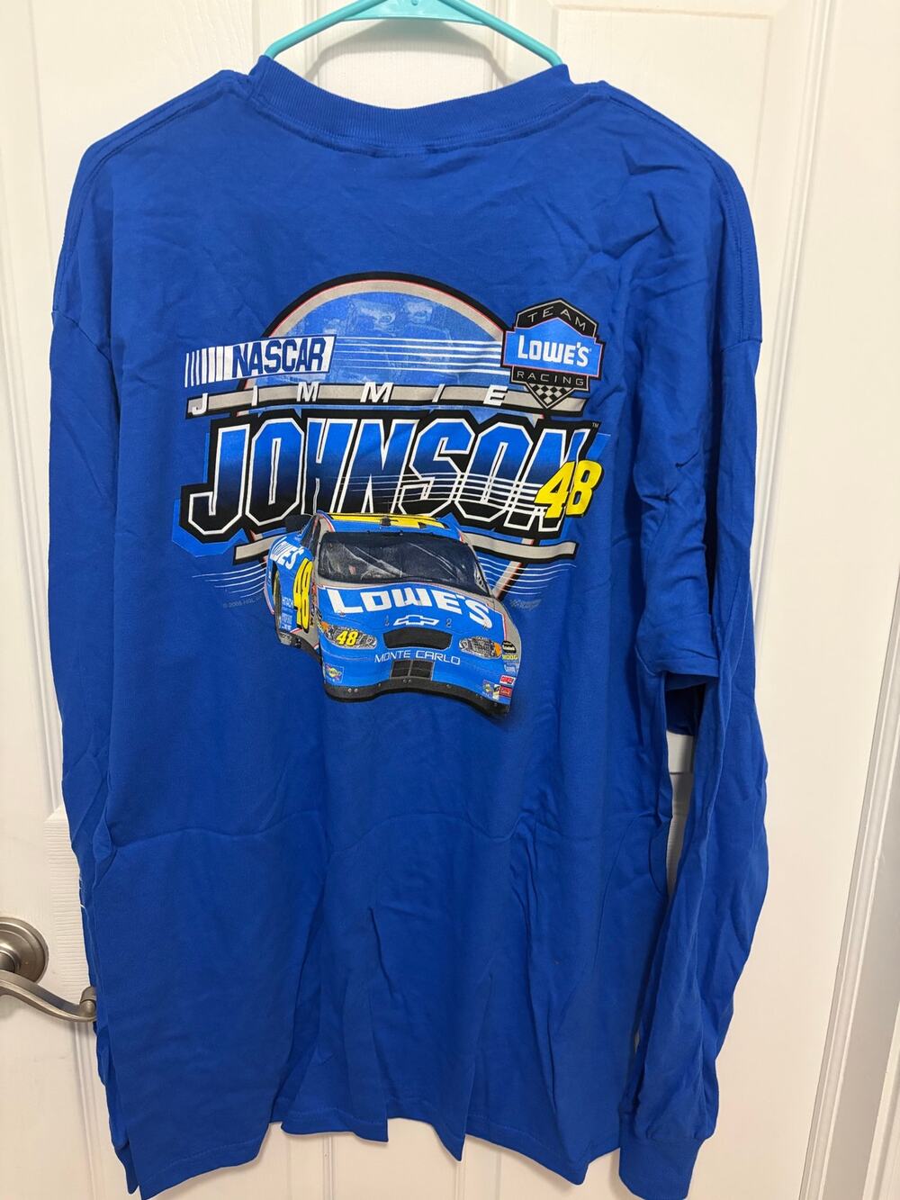 Jimmie Johnson Lowe’s NOS long sleeve shirt- size XL